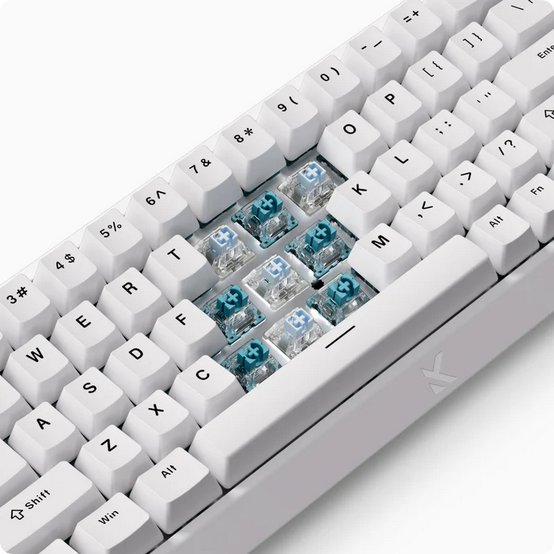 MCHOSE Ace 68 Black Topographic Hall Effect Gaming Keyboard - TTC