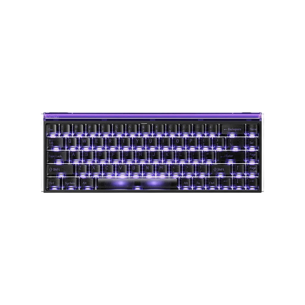 MelGeek MADE68 Ultra V2 Wired Keyboard - Night Purple - Flip King
