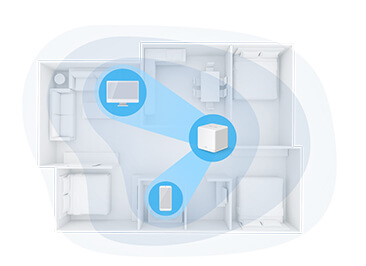 Mercusys Halo H60X AX1500 Dual Band Mesh Wi-Fi 6 System - 2 Pack