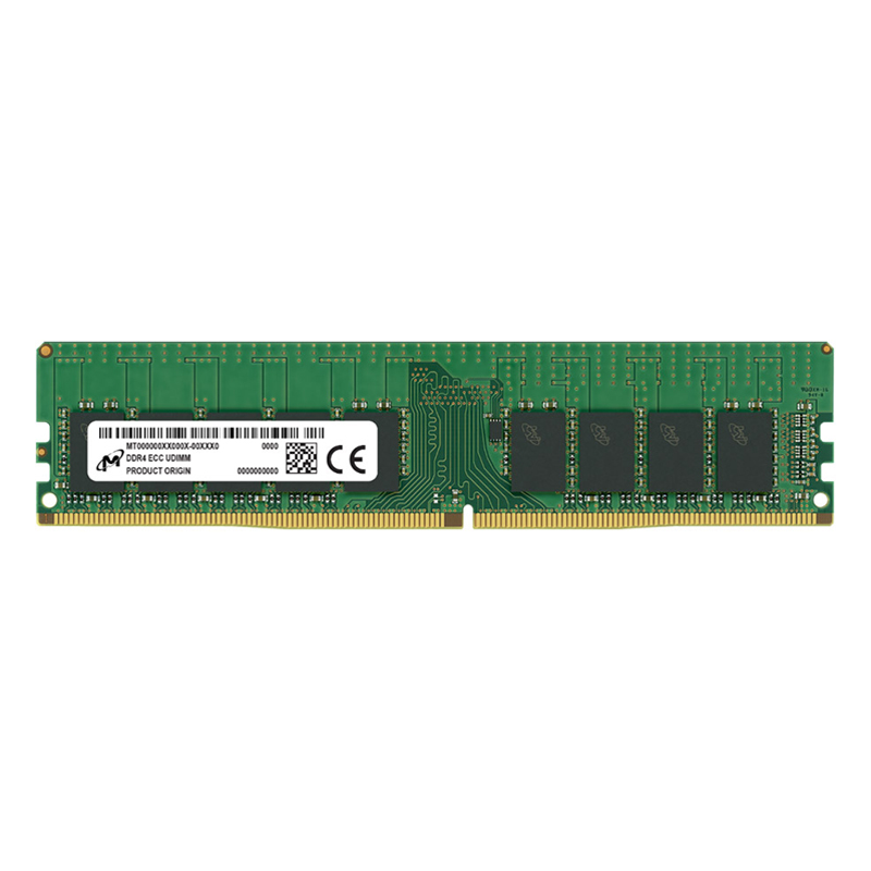 Micron 16GB (1x 16GB) DDR4 3200MHz ECC UDIMM 1Rx8 CL22 Server