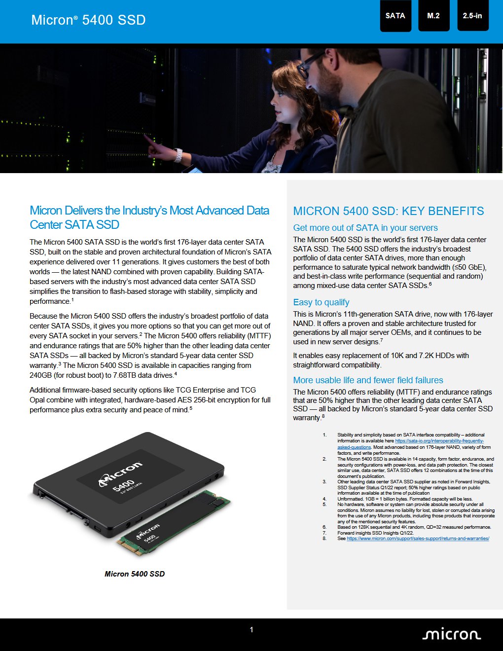 Micron 5400 PRO 7.68TB 2.5