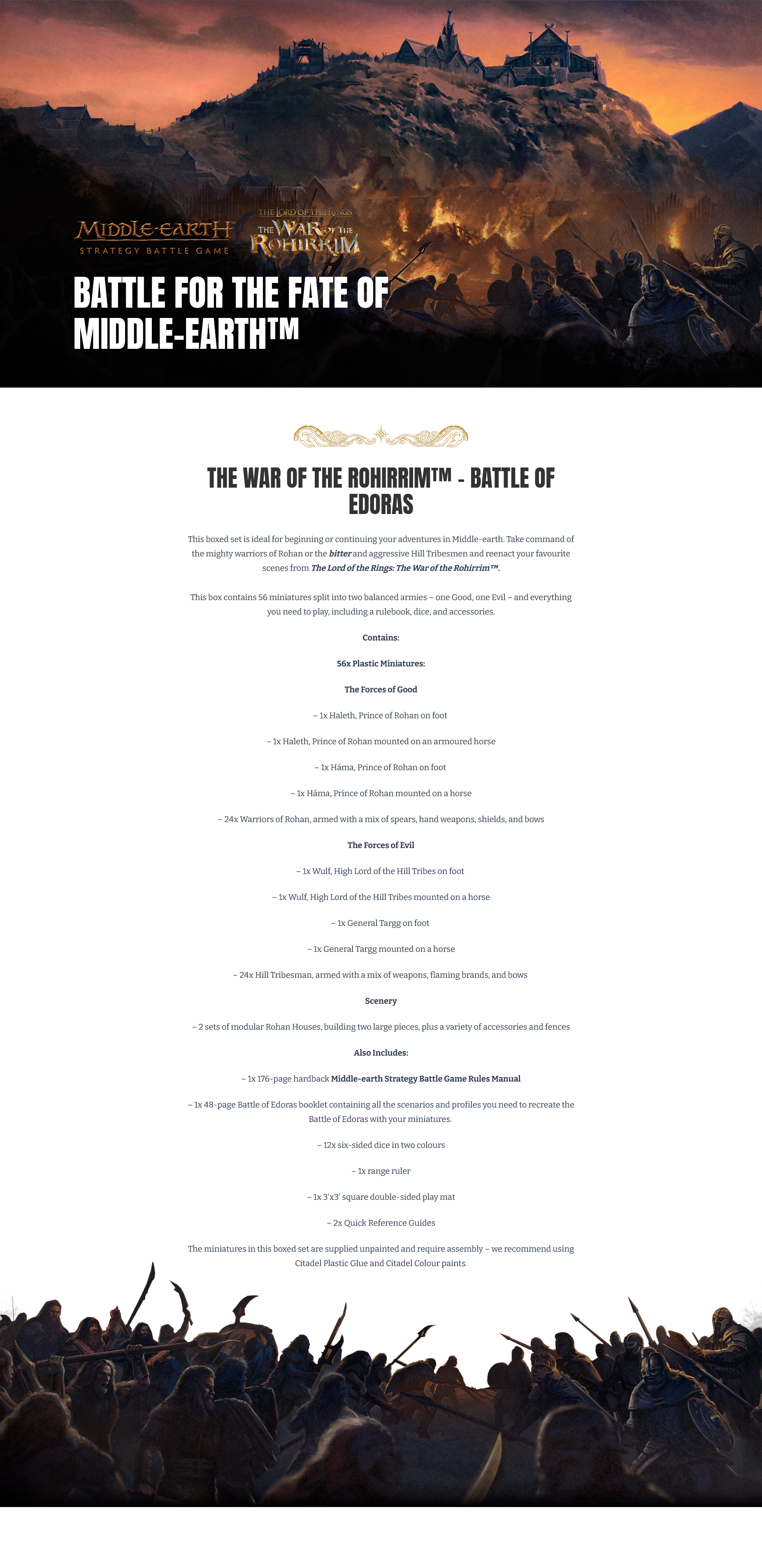 Middle-Earth Strategy Battle Game: 2nd Edition Rulebook