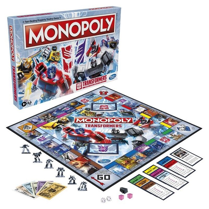 Monopoly Transformers Board Game F1660 Mwave