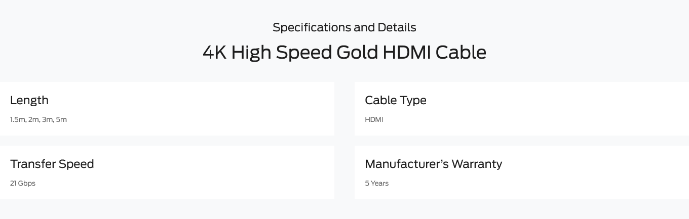 Monster 3m 4K M/M HDMI 2.0 Cable