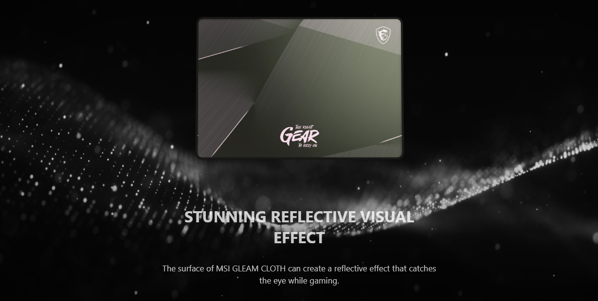 MSI Agility GD22 Medium Gaming Mouse Pad - Gleam Edition