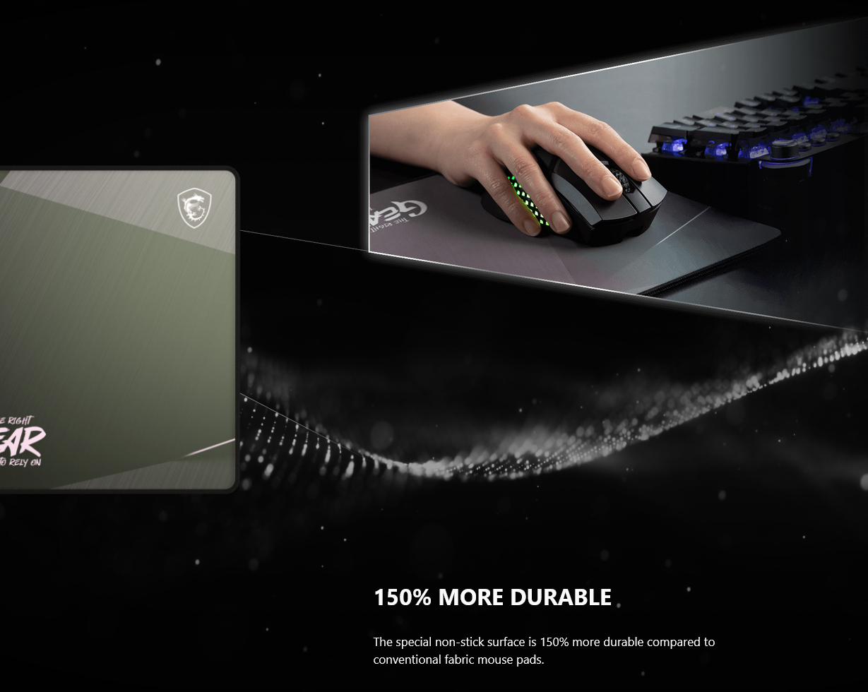 MSI Agility GD22 Medium Gaming Mouse Pad - Gleam Edition