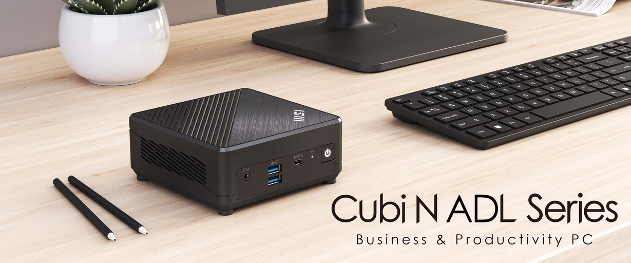 MSI Cubi N ADL Mini PC Celeron N100 4GB 128GB W11P