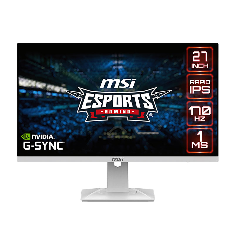 MSI G274QRFW 27" 170Hz 2K WQHD 1ms HDR IPS Gaming Monitor White