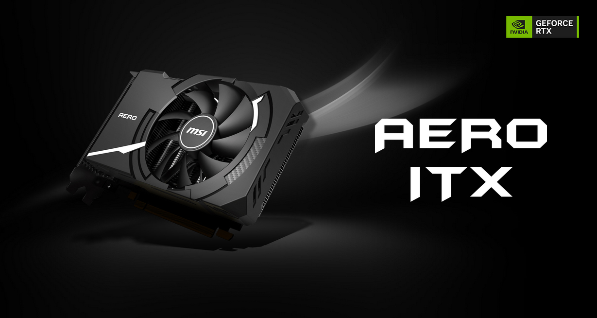 msi Geforce RTX 2070 aero itx 8g v1 グラボ（GeForce RTX 2070