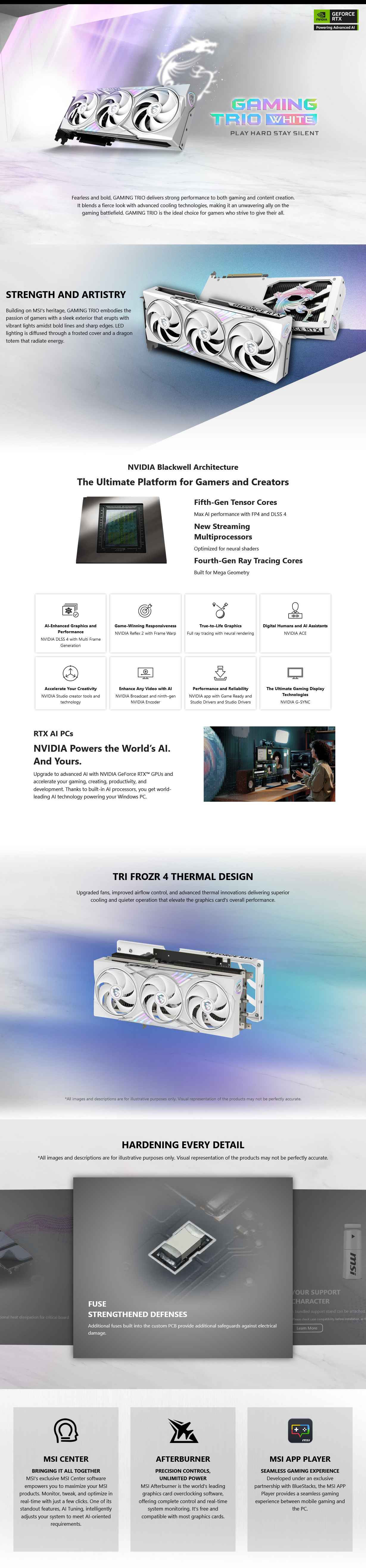 MSI GeForce RTX 5060 Ti GAMING TRIO OC 8GB Video Card - White