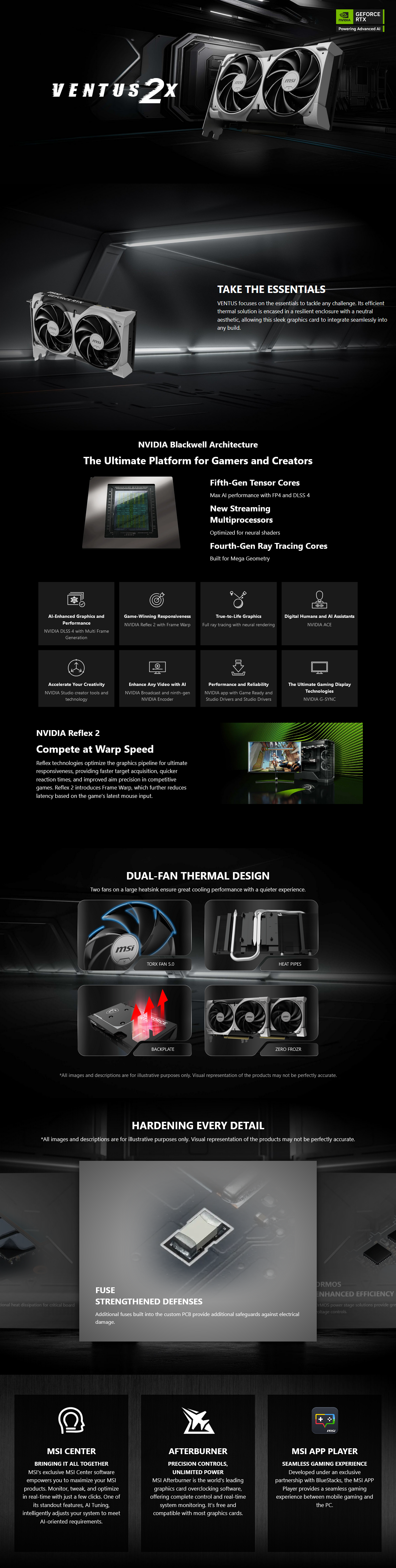 MSI GeForce RTX 5060 VENTUS 2X OC 8GB Video Card