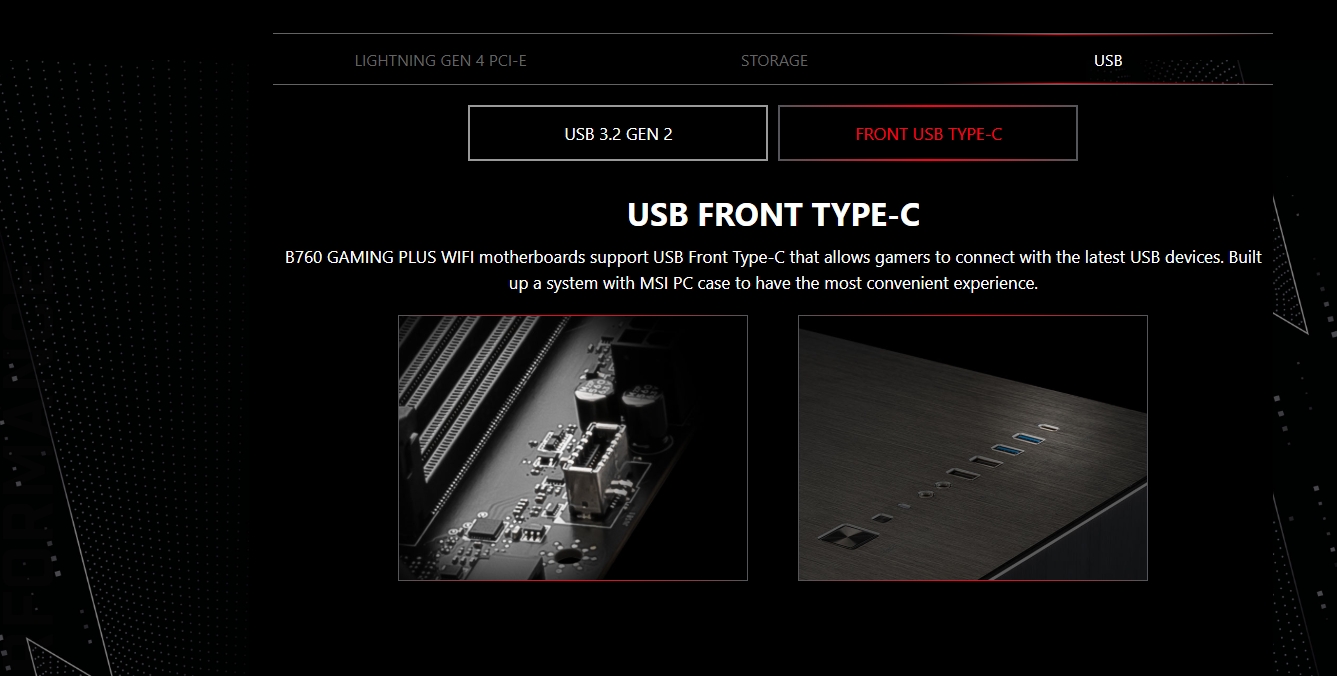MSI MAG B760 GAMING PLUS WIFI ATX Motherboard