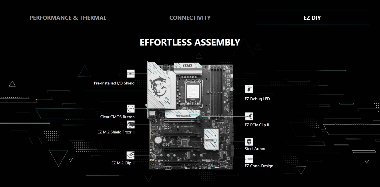 MSI MAG B860 GAMING PLUS WIFI ATX Motherboard