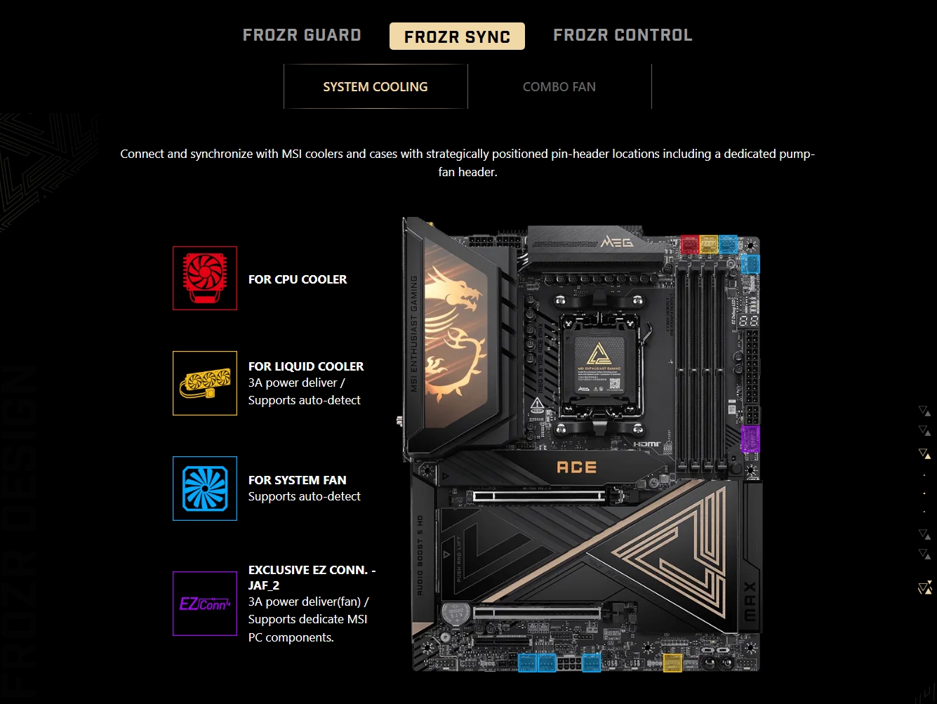 MSI MEG X870E ACE MAX AM5 ATX Motherboard