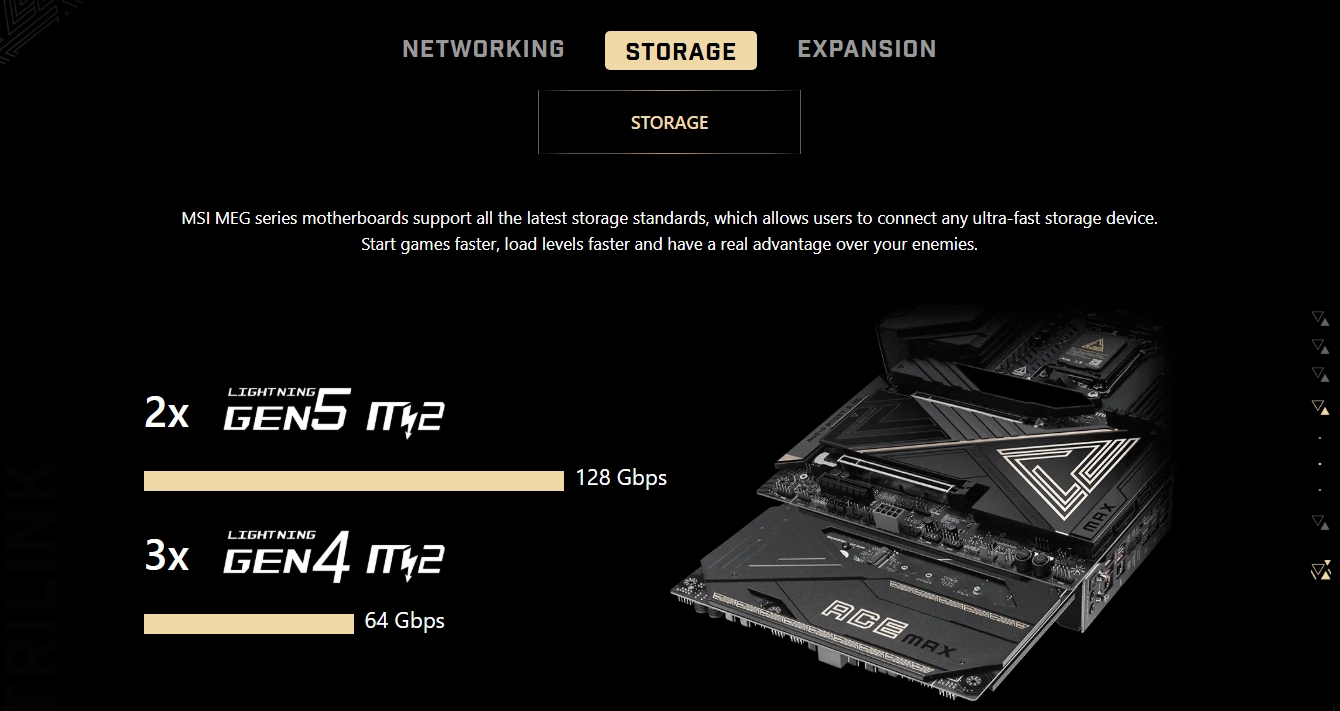 MSI MEG X870E ACE MAX AM5 ATX Motherboard