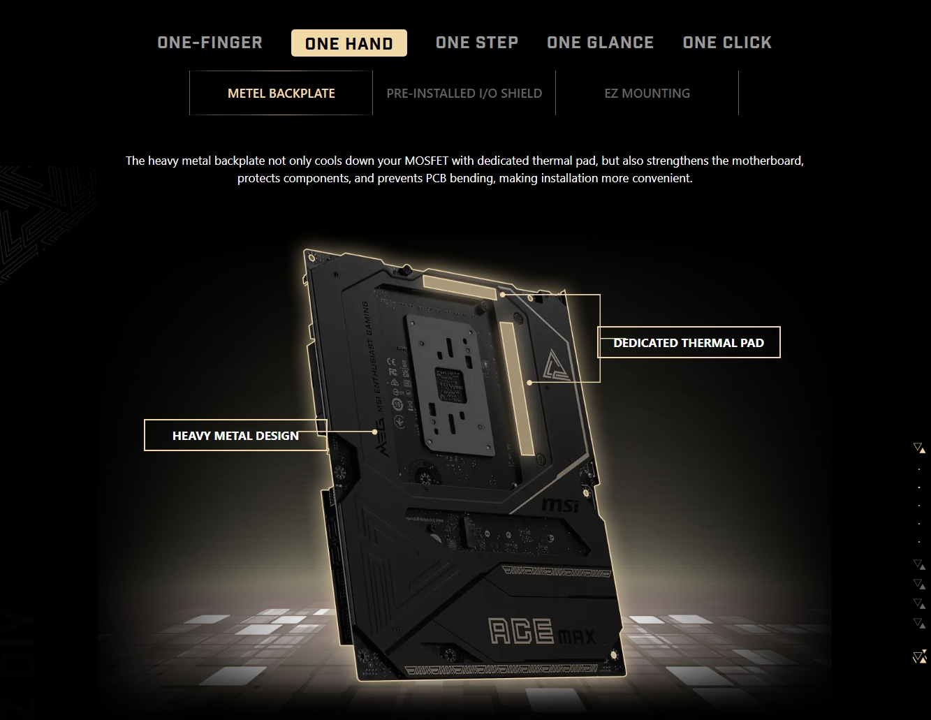 MSI MEG X870E ACE MAX AM5 ATX Motherboard