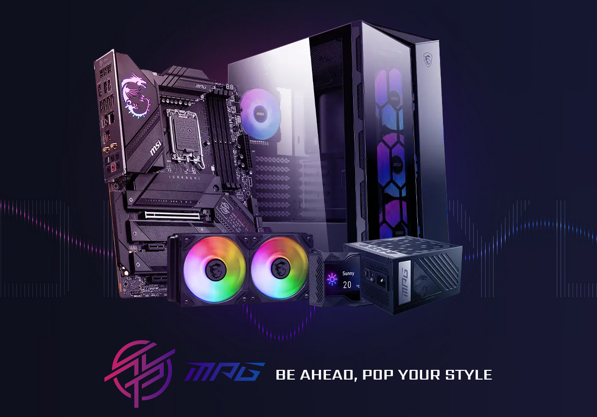 MSI MPG CORELIQUID D240 240mm ARGB AIO Liquid CPU Cooler - MPG