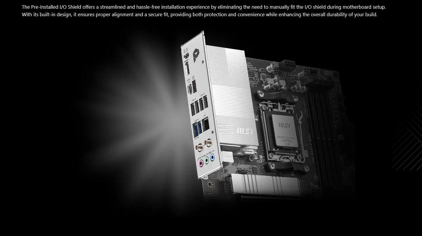 MSI PRO B840-P WIFI AM5 ATX Motherboard