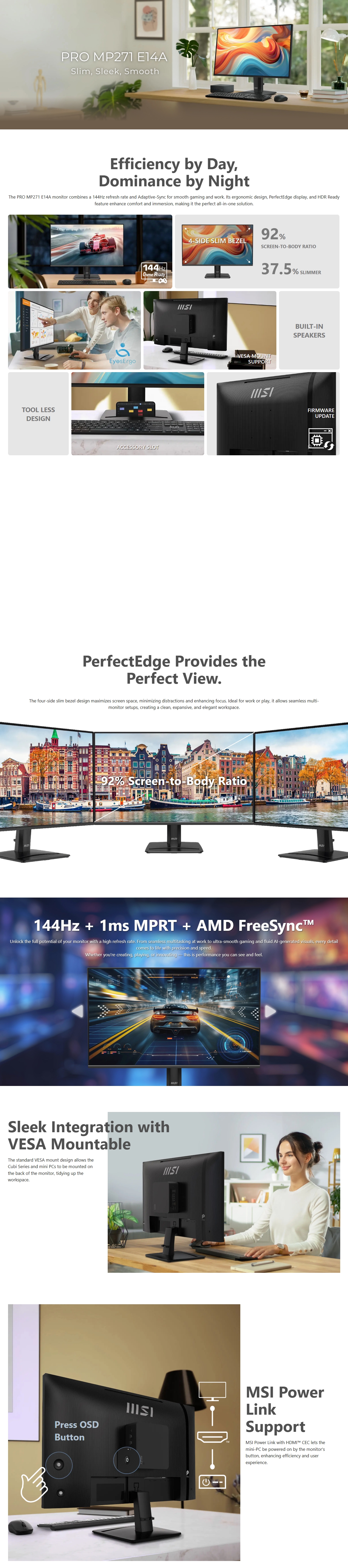 MSI PRO MP271 E14A 27