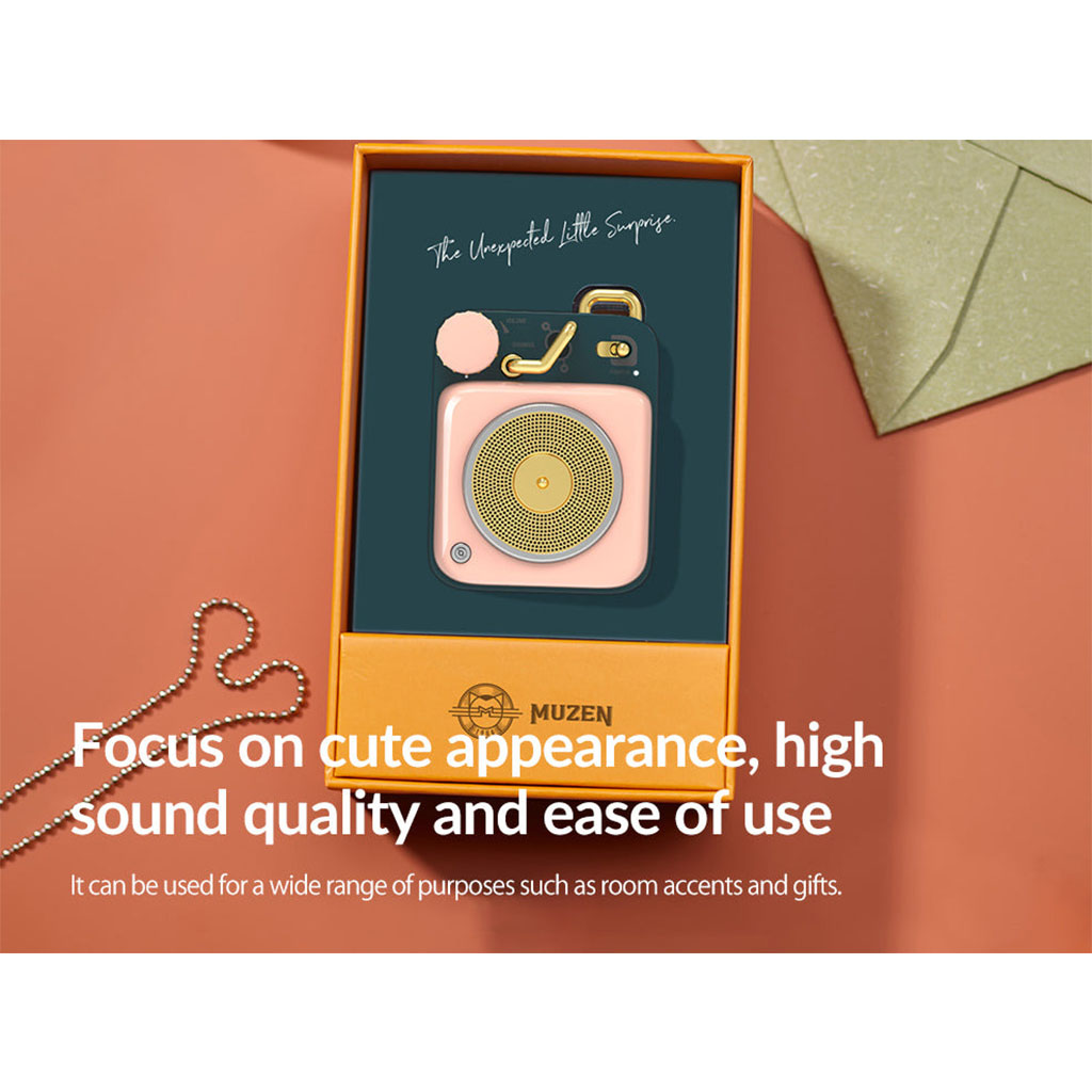 MUZEN Button Mini Bluetooth Speaker - Green - MW-P1I Green | Mwave