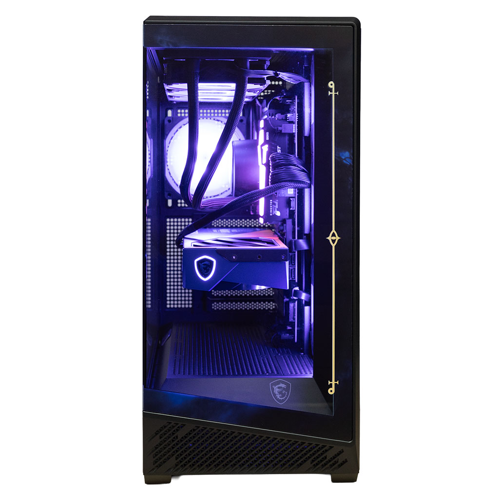 Mwave X MSI MIDNIGHT VOID Gaming PC - AMD Ryzen 7 9800X3D & MSI GeForce ...