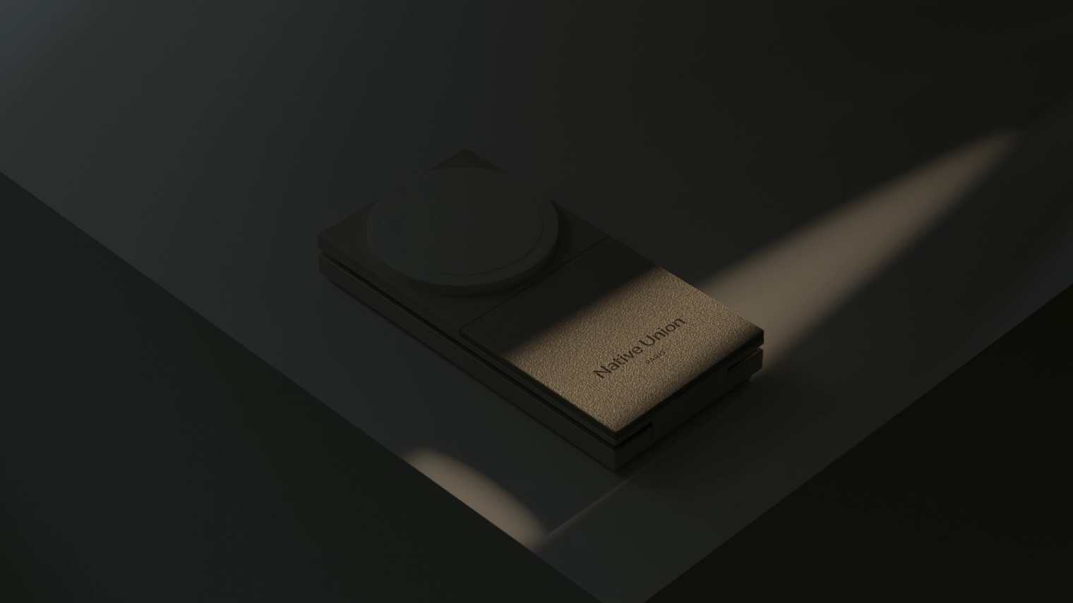 Native Union Rise 3-in-1 Qi2 Magnetic Foldable Wireless Charger - Black