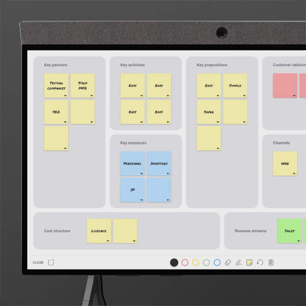 65" 4K Interactive Smart Board For Classrooms – Touch Screen Whiteboard With Wireless Sharing, Dual OS & Wall Mount