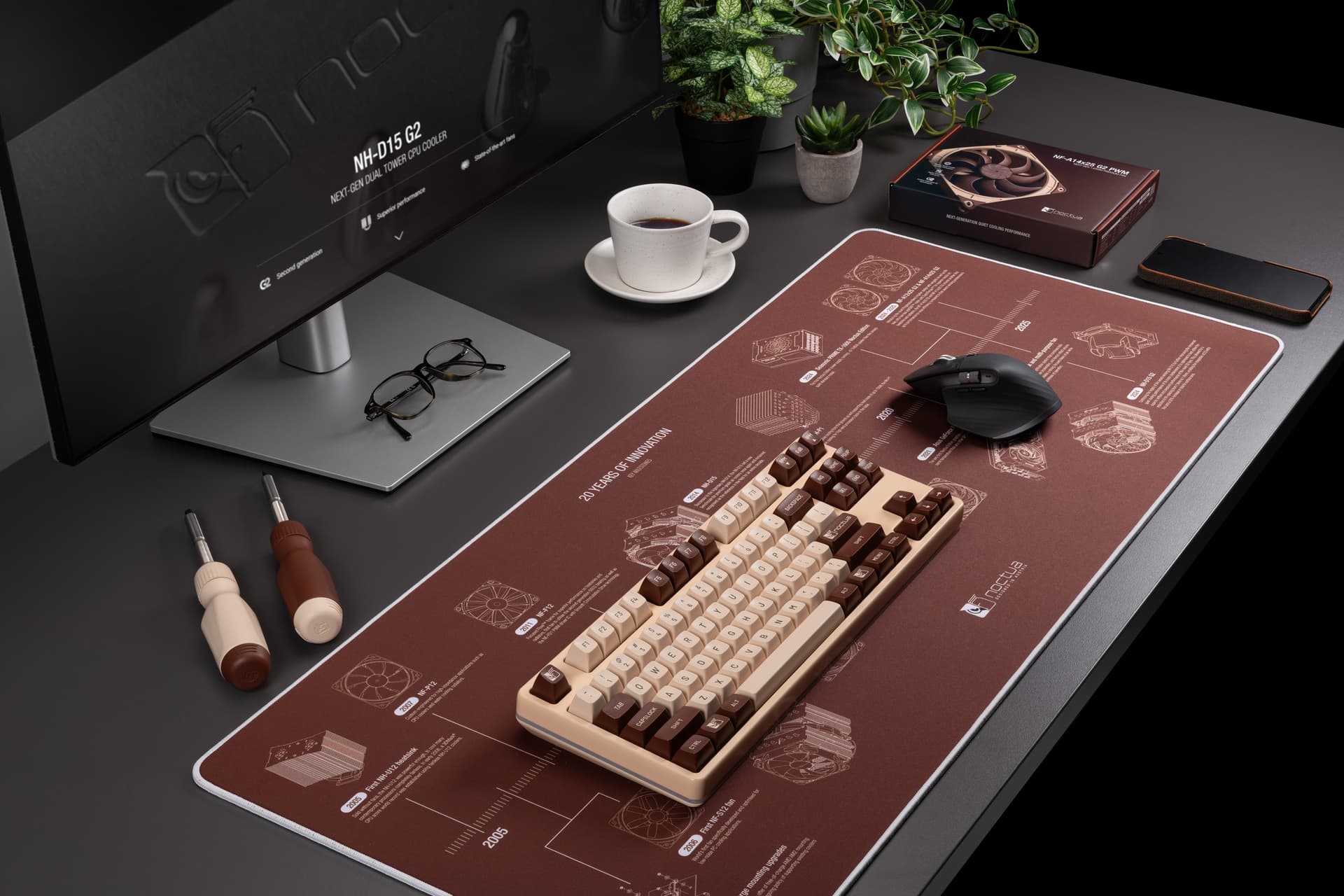 Noctua NP-DM3 20th Anniversary Extended Desk Mouse Pad