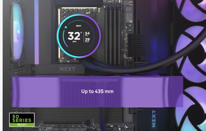 NZXT H9 Flow RGB Tempered Glass Mid-Tower E-ATX Case - Black