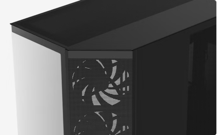 NZXT H9 RGB+ Flow Tempered Glass Mid-Tower E-ATX Case - Black
