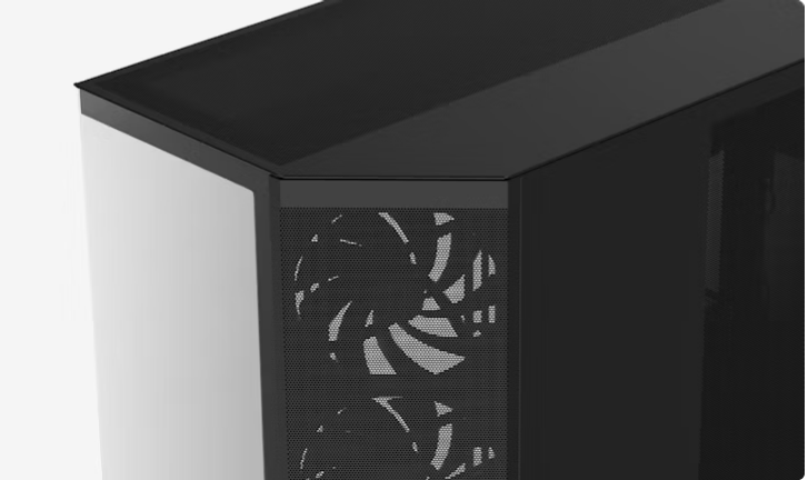 NZXT H9 RGB+ Flow Tempered Glass Mid-Tower E-ATX Case - White