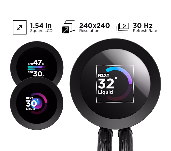 NZXT Kraken Plus 280mm Liquid CPU Cooler - Black