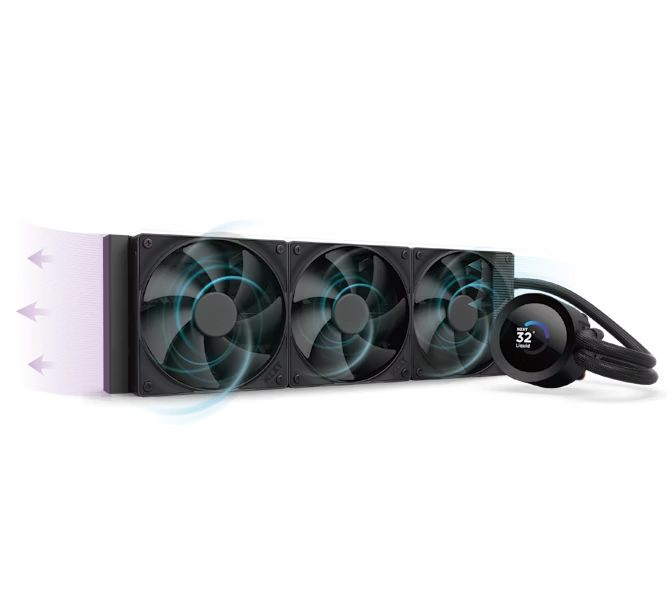 NZXT Kraken Plus 360mm Liquid CPU Cooler - Black