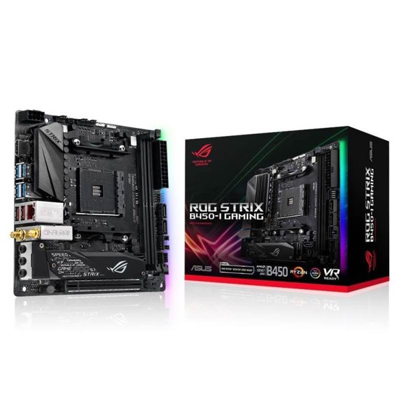 Open Box ASUS ROG Strix B450I GAMING AM4 MiniITX Motherboard ROG