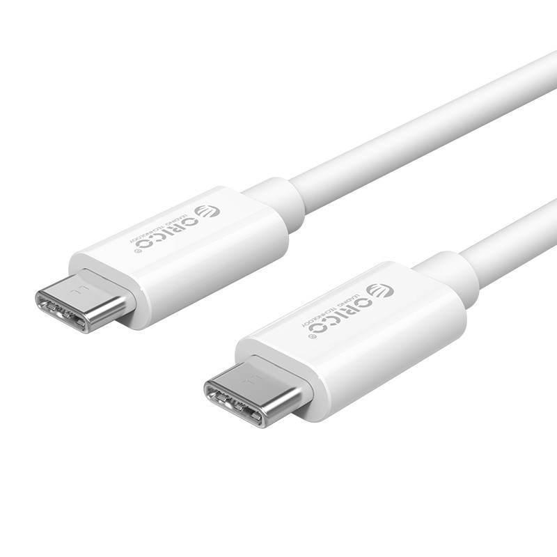 Type c 10 м. Cable type-c to type-c orico-ctc100-10-wh-bp 1m white.