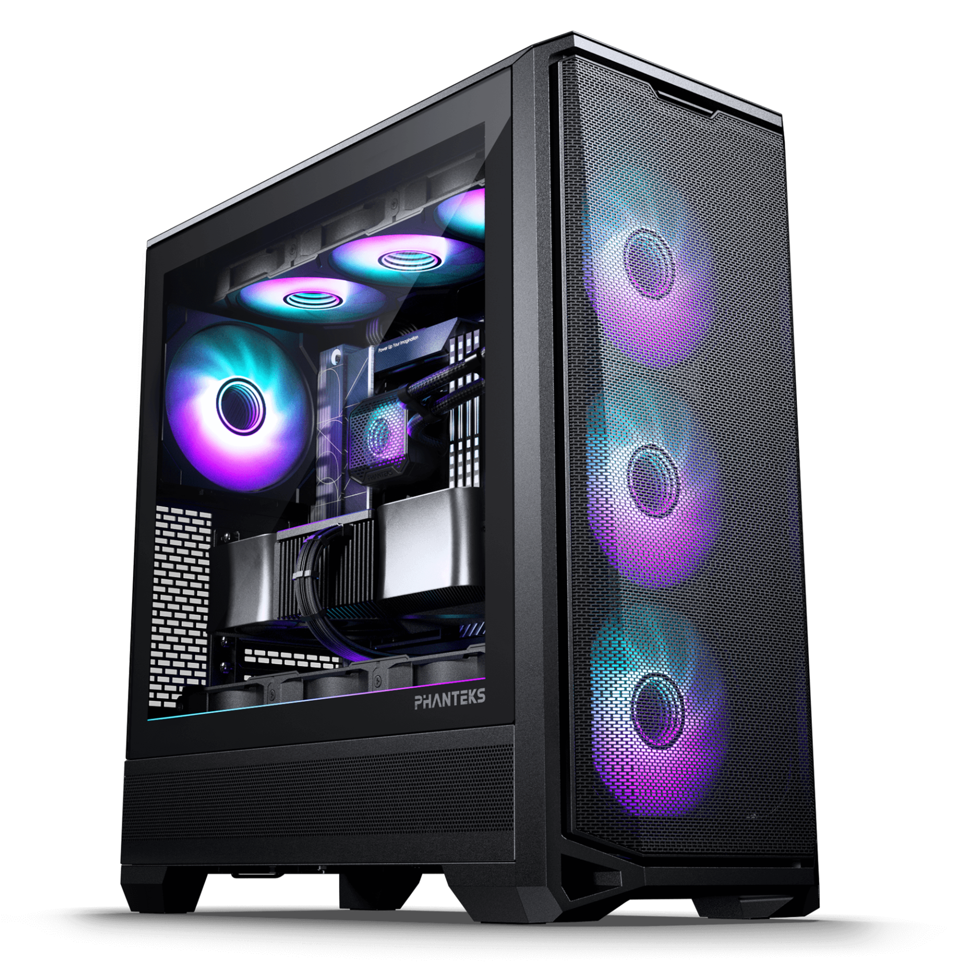 Phanteks Eclipse G400A D-RGB Tempered Glass E-ATX Case - Black