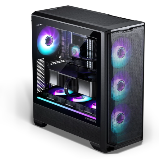 Phanteks Eclipse G400A D-RGB Tempered Glass E-ATX Case - Black