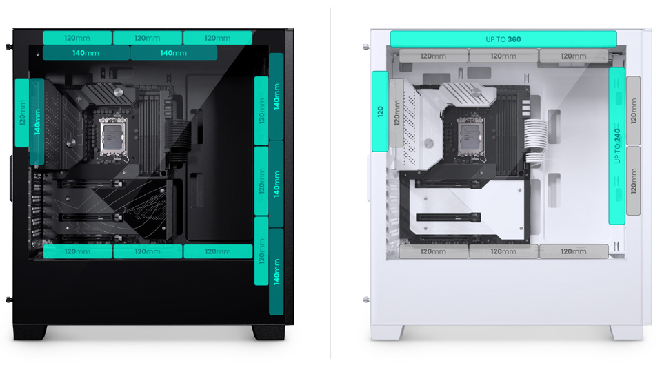 Phanteks XT Pro Ultra D-RGB Tempered Glass E-ATX Case - White