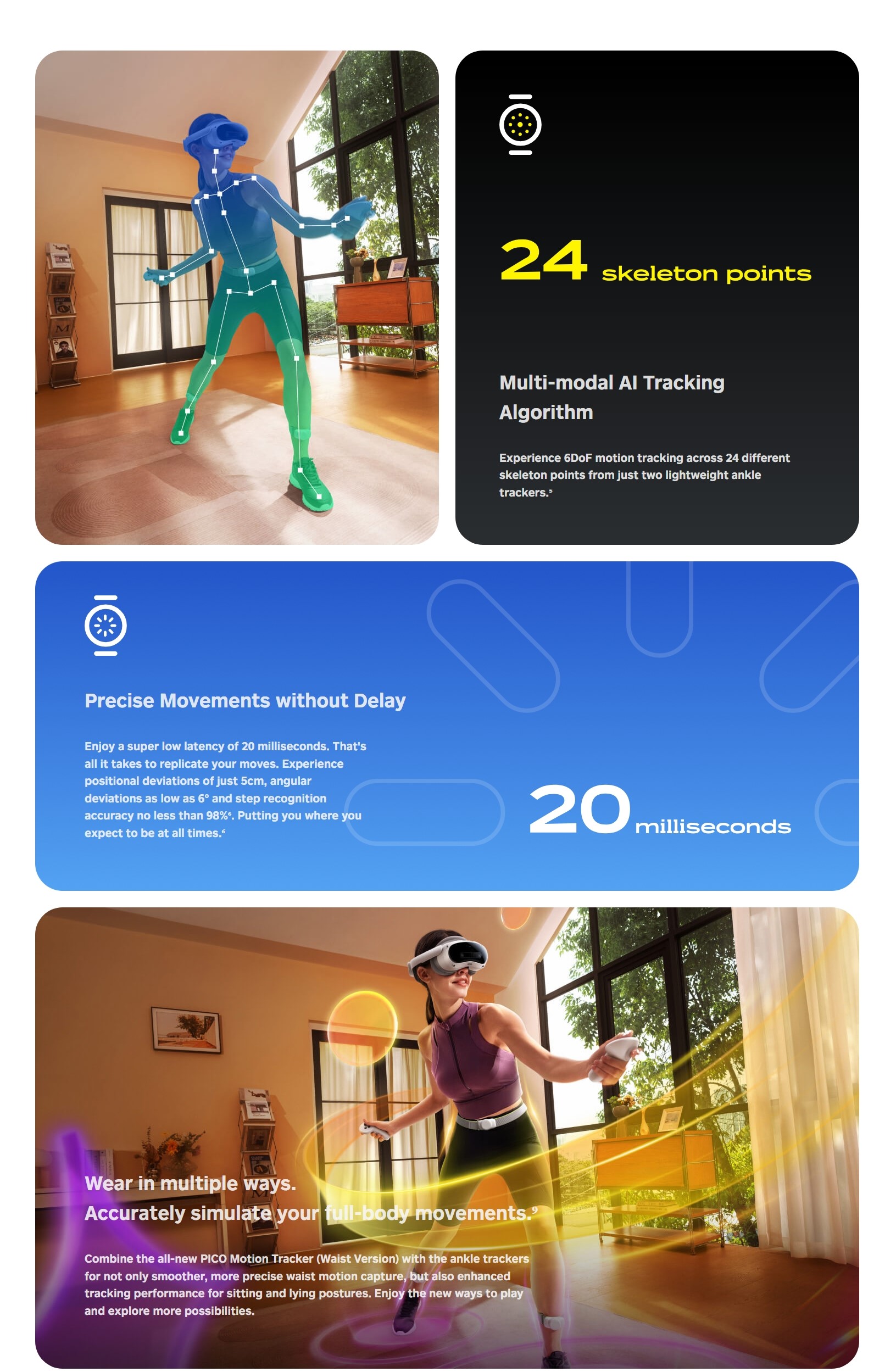 Pico Motion Tracker for Pico 4 & Pico Neo3 VR Headset - MotionTracker ...