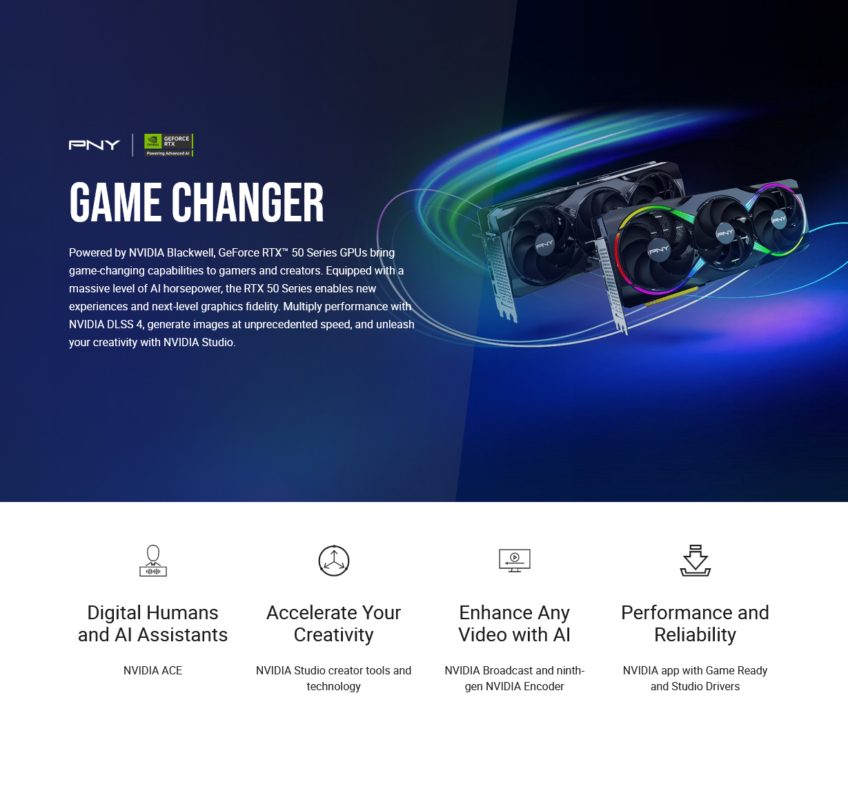 PNY GeForce RTX 5080 Triple Fan OC 16GB Video Card