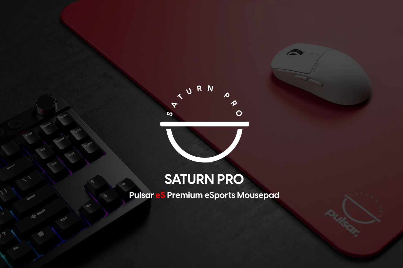 Pulsar eS Saturn Pro SOFT XL Gaming Mousepad - Radiant Ruby