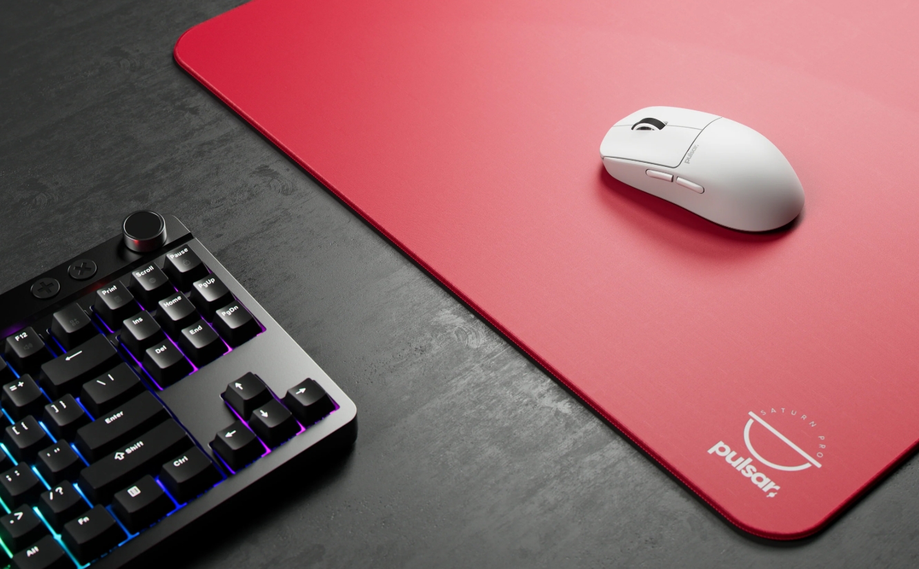 Pulsar eS Saturn Pro SOFT XL Gaming Mousepad - Radiant Ruby