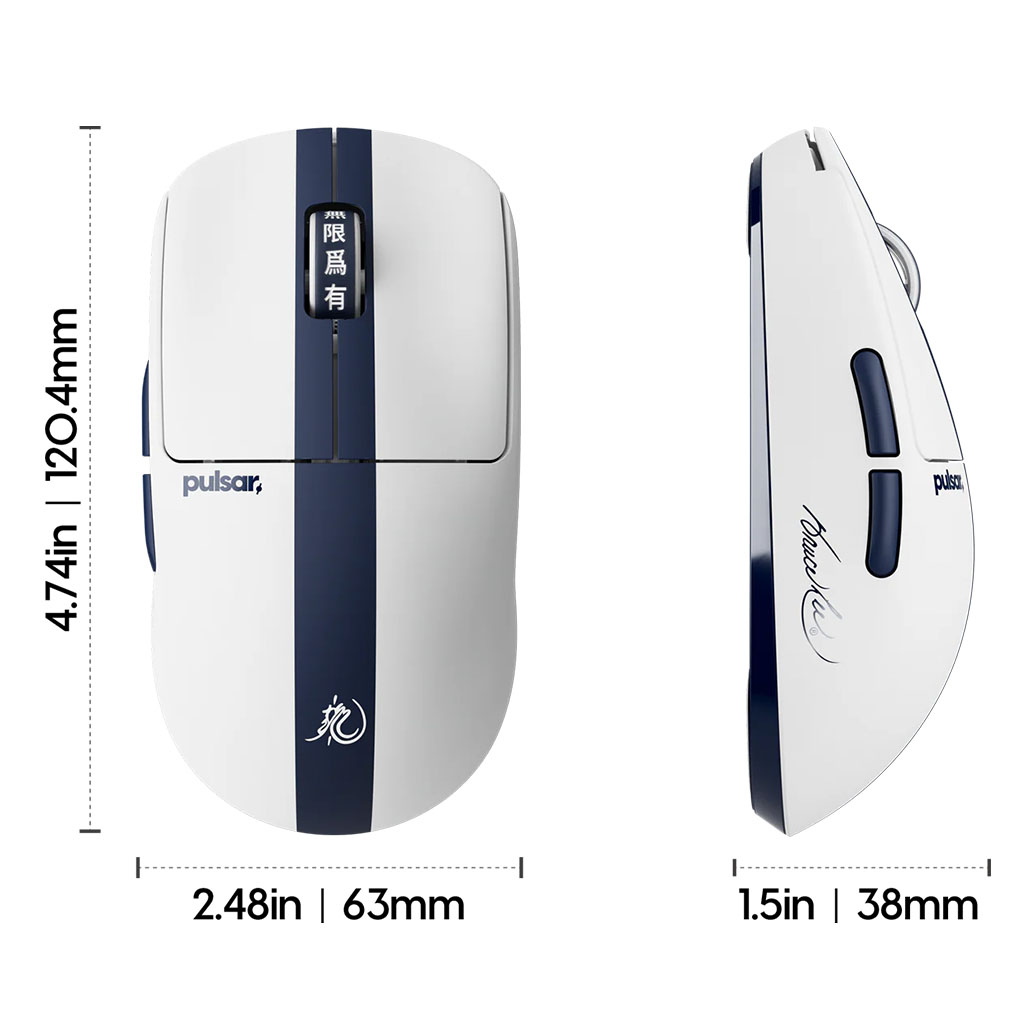 Pulsar X2 CrazyLight Medium 8K Wireless Optical Gaming Mouse