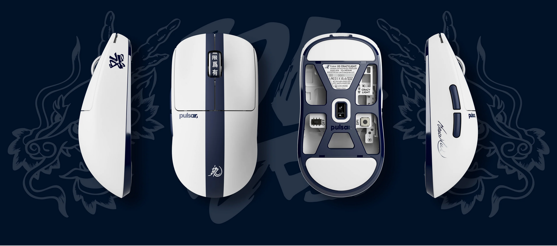 Pulsar X2 CrazyLight Medium 8K Wireless Optical Gaming Mouse