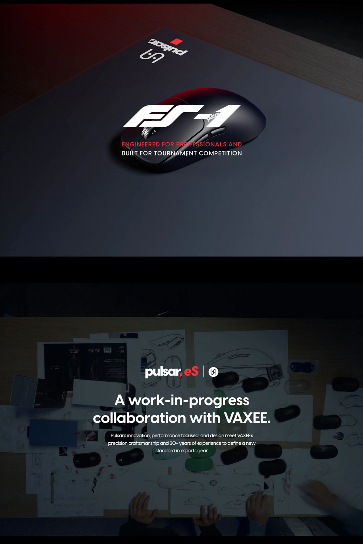 Pulsar x VAXEE eS FS-1 8K Lightweight Wireless Optical Gaming Mouse