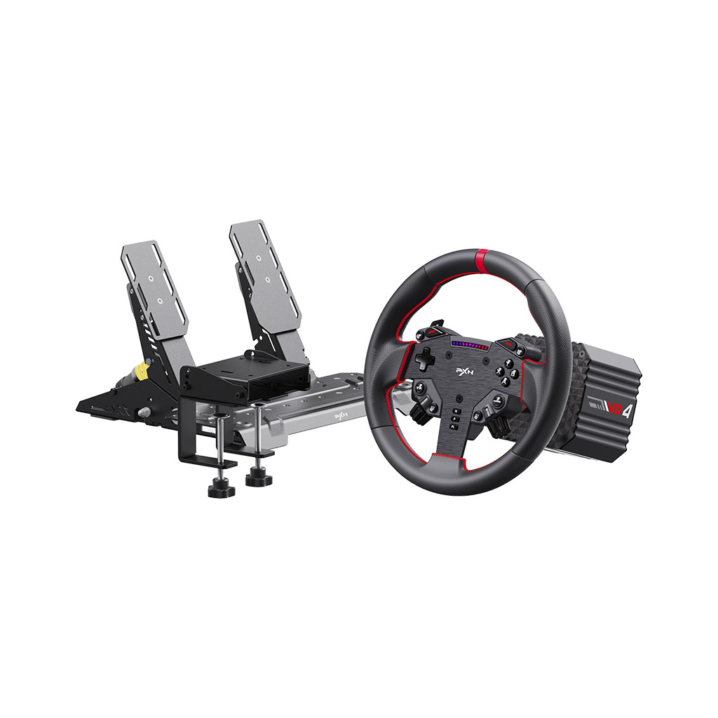 PXN VD6 Direct Drive Racing Simulator Bundle w/ W AS Wheel + PD HM ...