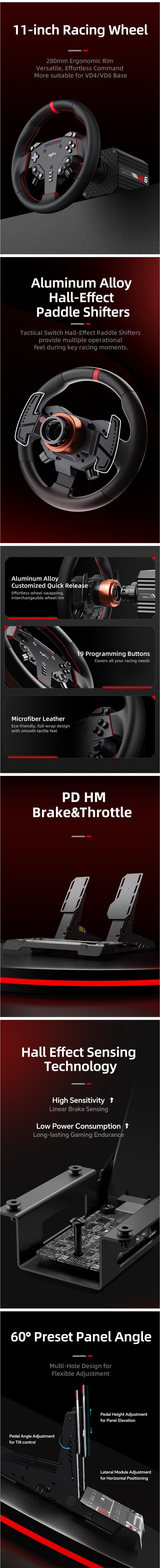 PXN VD6 WAS Direct Drive Servo Bundle