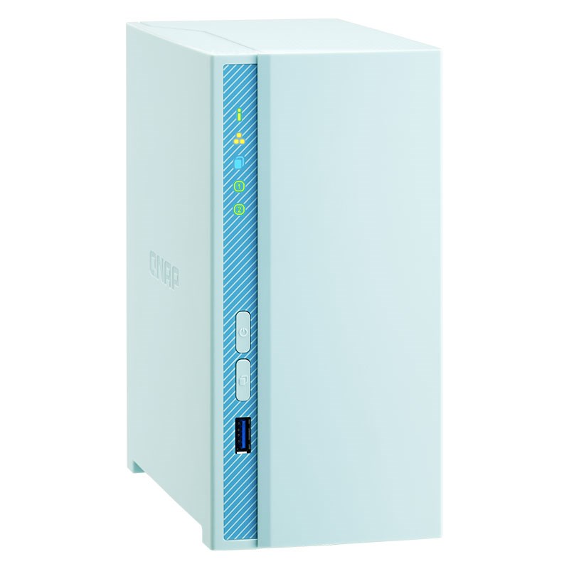 QNAP TS230 2Bay Diskless NAS ARM CortexA53 QuadCore 1.4GHz CPU 2GB RAM TS230 Mwave