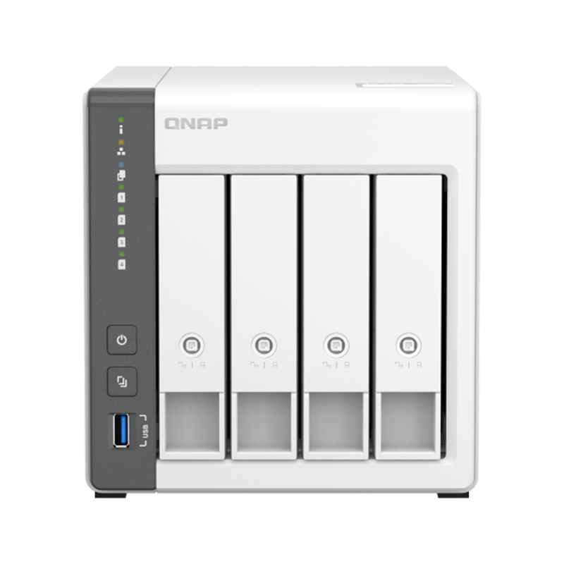 QNAP TS4334G 4Bay Diskless NAS ARM CortexA55 QuadCore 2GHz 4GB