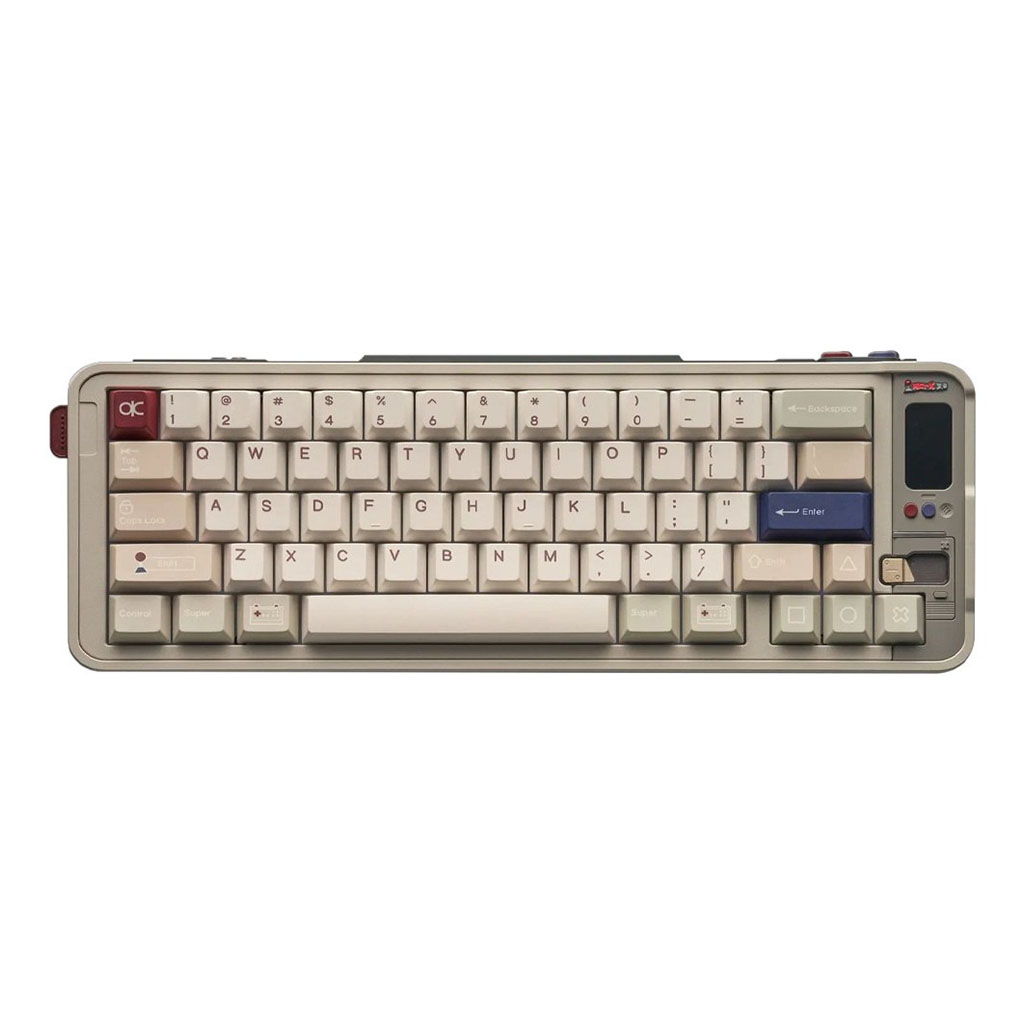 Qwertykeys QK65 MK3 Prebuilt Wireless Mechanical Keyboard - Retro
